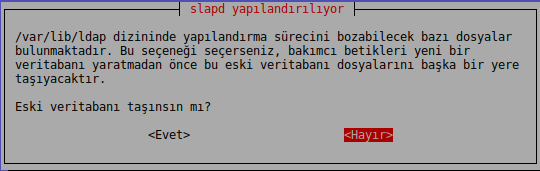 Slapd Veritabanı Taşıma