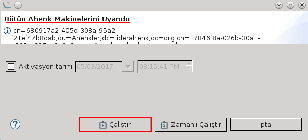 WOL Butun Ahenkleri Uyandır