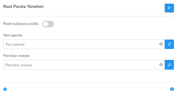 Root Parola Yonetimi