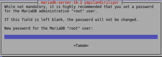 MariaDB Şifre-1