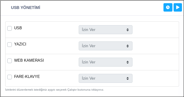 Usb Yönetimi