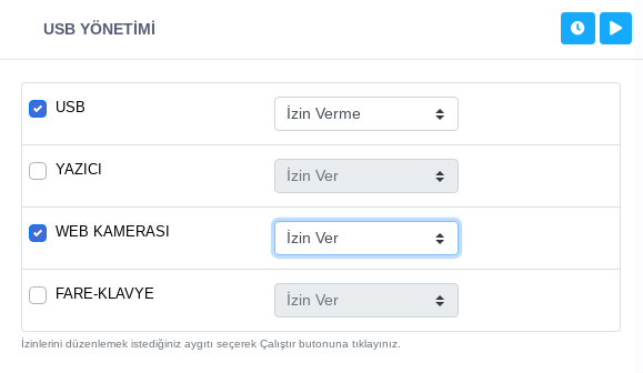 Usb Yönetimi